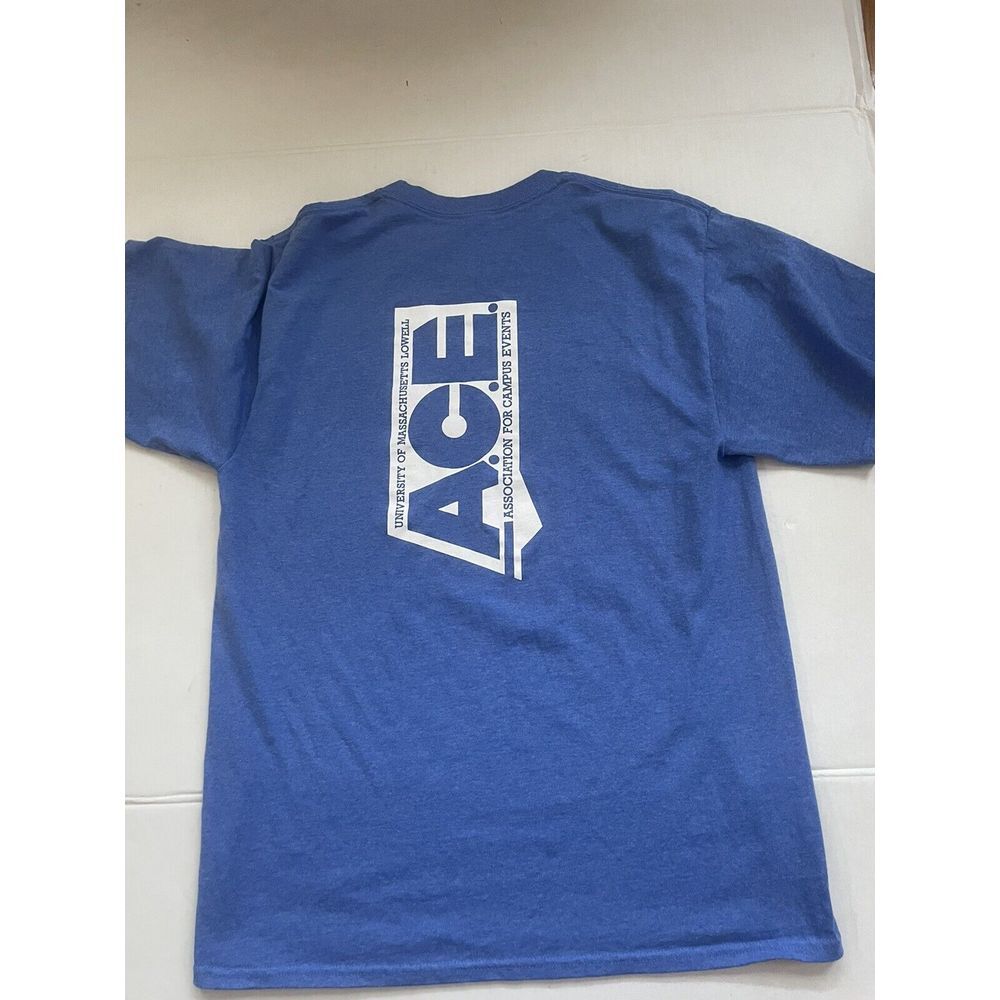 UMass Lowell River Hawks Mens Shirt‎ Size M Blue Port & Company Mens - Picture 4 of 5